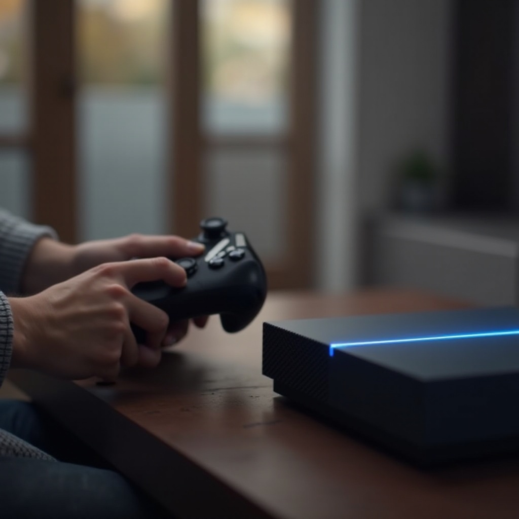 ps5 blinkt blau