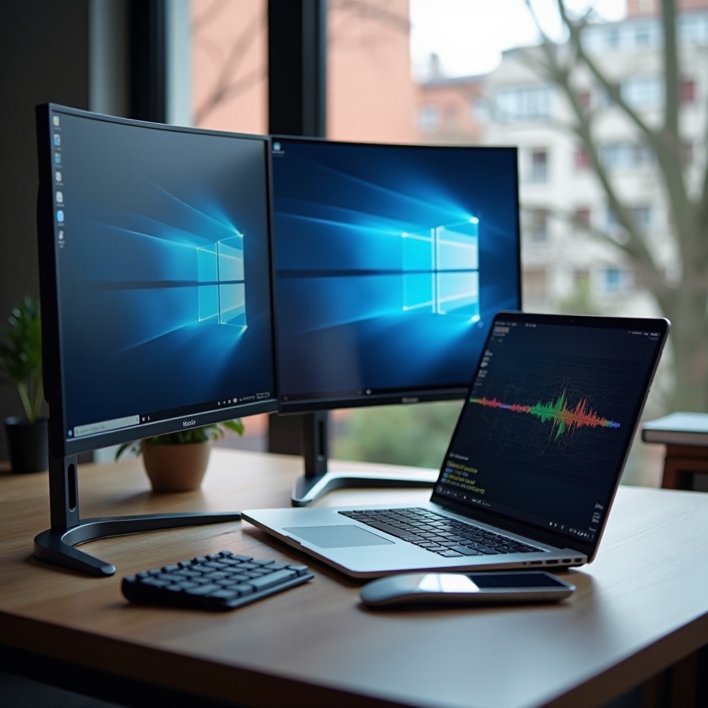 2. monitor an laptop anschließen