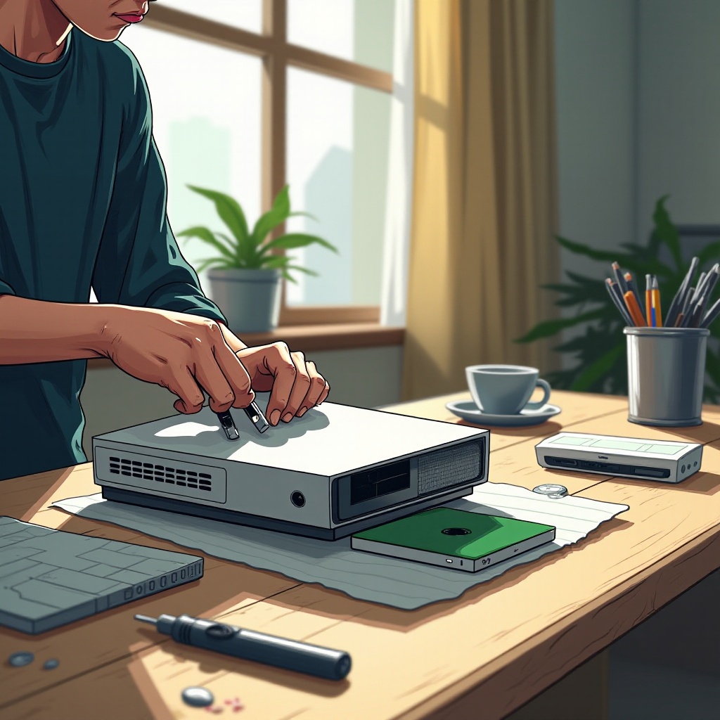 xbox series s öffnen